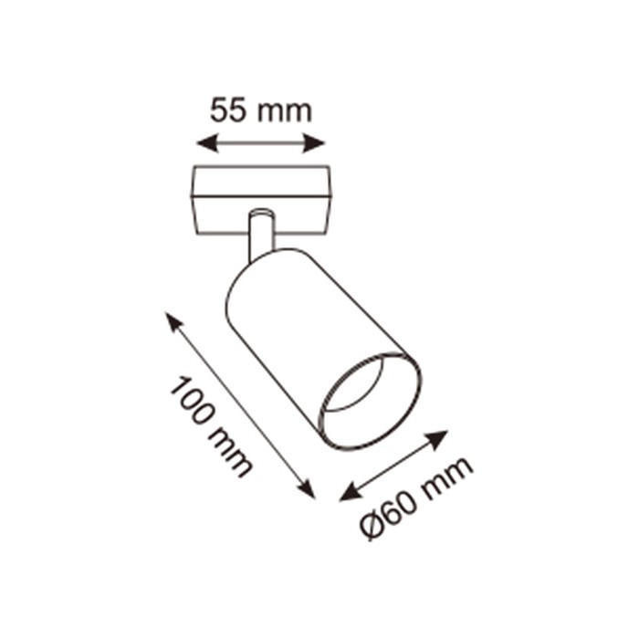 Бра - Zuma Line OB-2211BD-1-BK REN Бра - Zuma Line OB-2211BD-1-BK REN