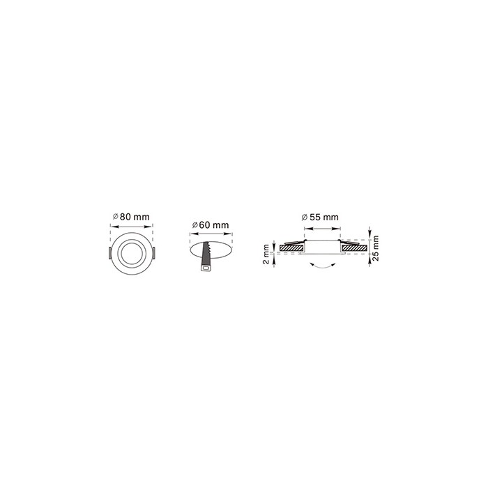 Точечный светильник Zuma Line OB2211CL01-GLD FINN Точечный светильник Zuma Line OB2211CL01-GLD FINN