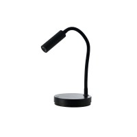 Настільна лампа Azzardo AZ5912 OLMO TABLE DIMM NFC CHARGER BK, 3 Вт, 192 лм, 3000К