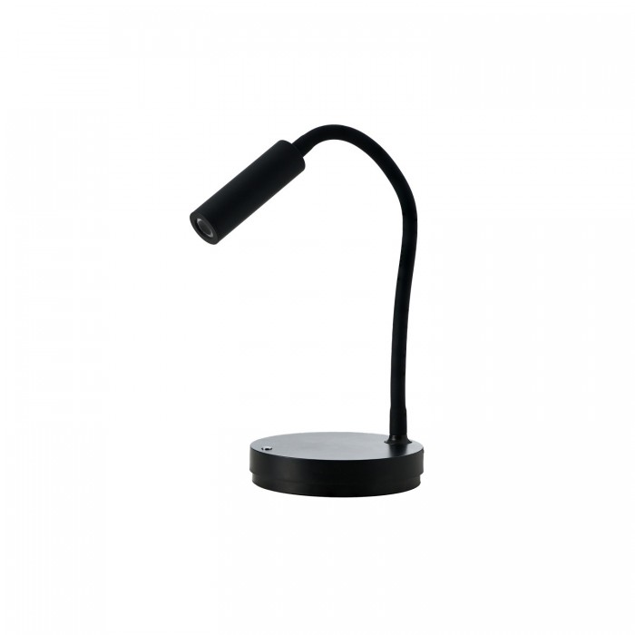 Настольная лампа Azzardo AZ5912 OLMO TABLE DIMM NFC CHARGER BK, 3 Вт, 192 лм, 3000К