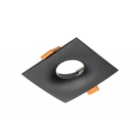 Точечный светильник встроенный GTV OP-AURKWC-00 AURORA, IP20, квадратный, черный