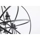 Люстра Searchlight 2478-8BK Orbit 8Lt Pendant, Matt Black Metal