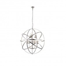 Люстра Searchlight 2478-8SS Orbit 8Lt Pendant, Satin Silver Metal