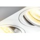 Точечный светильник накладной GTV OS-AV80160KW2-10 AVEIRO DUO, 2xGU10 MR16, IP20, алюминий, белый