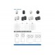 Точечный светильник накладной GTV OS-AV80160OK2-10 AVEIRO DUO, 2xGU10 MR16, IP20, алюминий, белый
