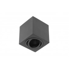 Точечный светильник накладной GTV OS-AV8085KW1-00 AVEIRO, 1xGU10 MR16, IP20, алюминий, черный