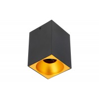 Накладной светильник потолочный GTV OS-TENGU10KW-00 TENSA, MR16 GU10, IP20, черный, золото