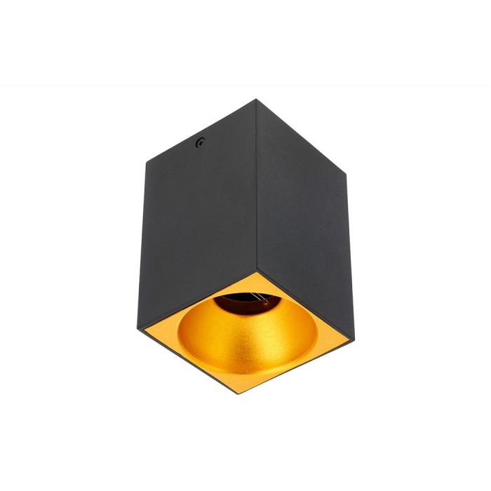 Накладной светильник потолочный GTV OS-TENGU10KW-00 TENSA, MR16 GU10, IP20, черный, золото