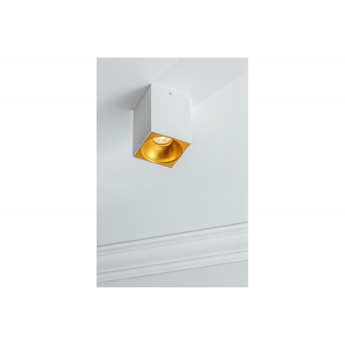Накладной светильник потолочный GTV OS-TENGU10KW-10 TENSA, MR16 GU10, IP20, белый, золото Накладной светильник потолочный GTV OS-TENGU10KW-10 TENSA, MR16 GU10, IP20, белый, золото