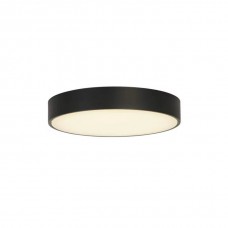 Стельовий світильник Searchlight 85431BK Palma LED Flush, Black Polycarbonate with White Diffuser, 12 Вт, 651 лм, 3000К