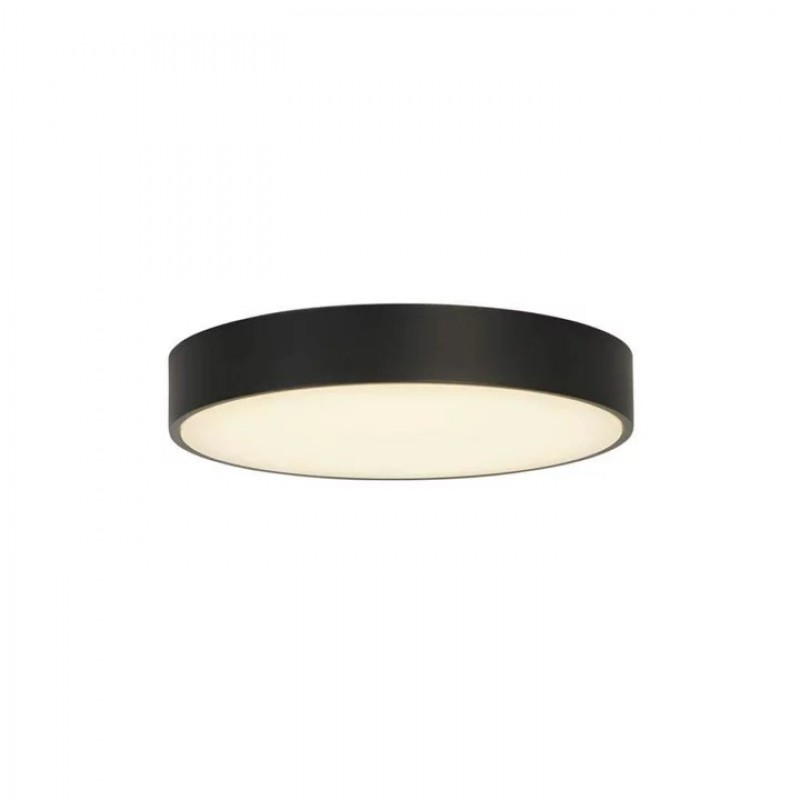 Стельовий світильник Searchlight 85431BK Palma LED Flush, Black Polycarbonate with White Diffuser, 12 Вт, 651 лм, 3000К