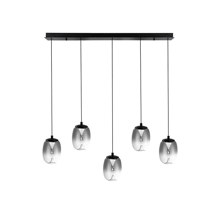 Підвісний світильник Azzardo AZ6269 PAMELA 11 LINE 5 SMOKY, 25 Вт