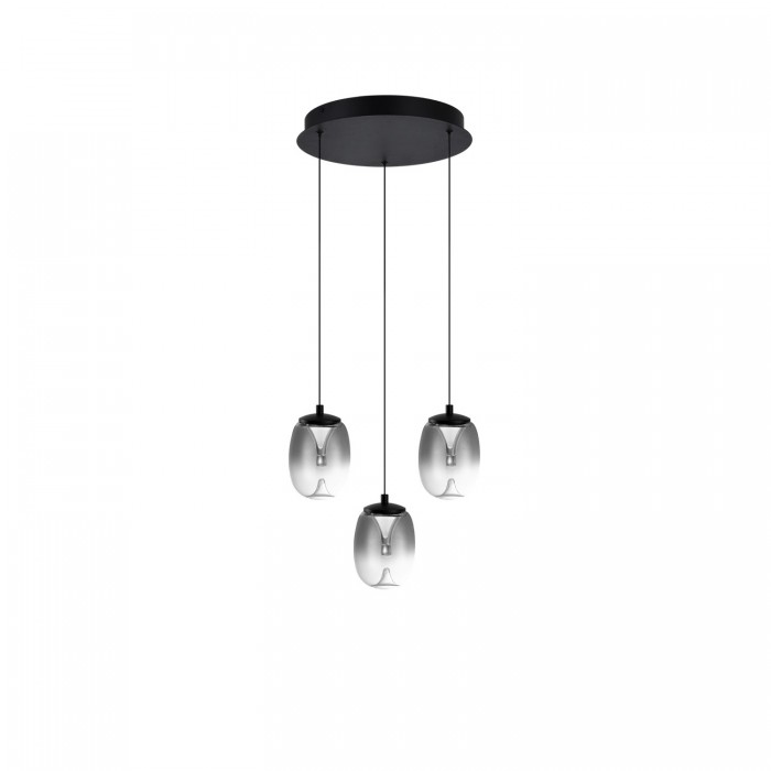 Підвісний світильник Azzardo AZ6268 PAMELA 11 ROUND 3 SMOKY, 15 Вт