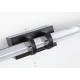 Подсветка для зеркала Searchlight 66412BK Parma LED Wall Light, Matt Black Metal & Clear Glass, 10 Вт, 320 лм, 3000К