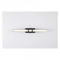 Подсветка для зеркала Searchlight 66412BK Parma LED Wall Light, Matt Black Metal & Clear Glass, 10 Вт, 320 лм, 3000К