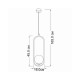 Подвесной светильник, люстра Imperium Light 257145.12.69 Twins E14 1x40W IP20 золотой