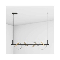 Подвесной светильник, люстра Imperium Light 7664130.05.12.91 Odem LED 4x6W 3000К IP20 золотой