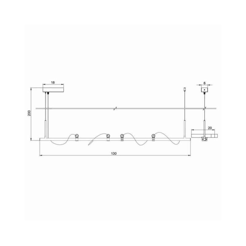 Подвесной светильник, люстра Imperium Light 7664130.05.12.91 Odem LED 4x6W 3000К IP20 золотой
