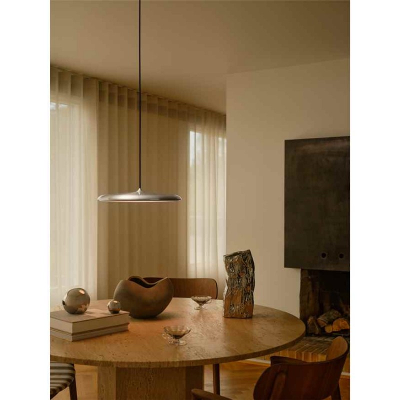 Подвесной светильник, люстра Nordlux 2420223034 Artist LED 1x25W 3000К 2300Lm IP20 серебристый
