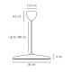 Подвесной светильник, люстра Nordlux 2420223057 Artist LED 1x25W 3000К 2300Lm IP20 розовый
