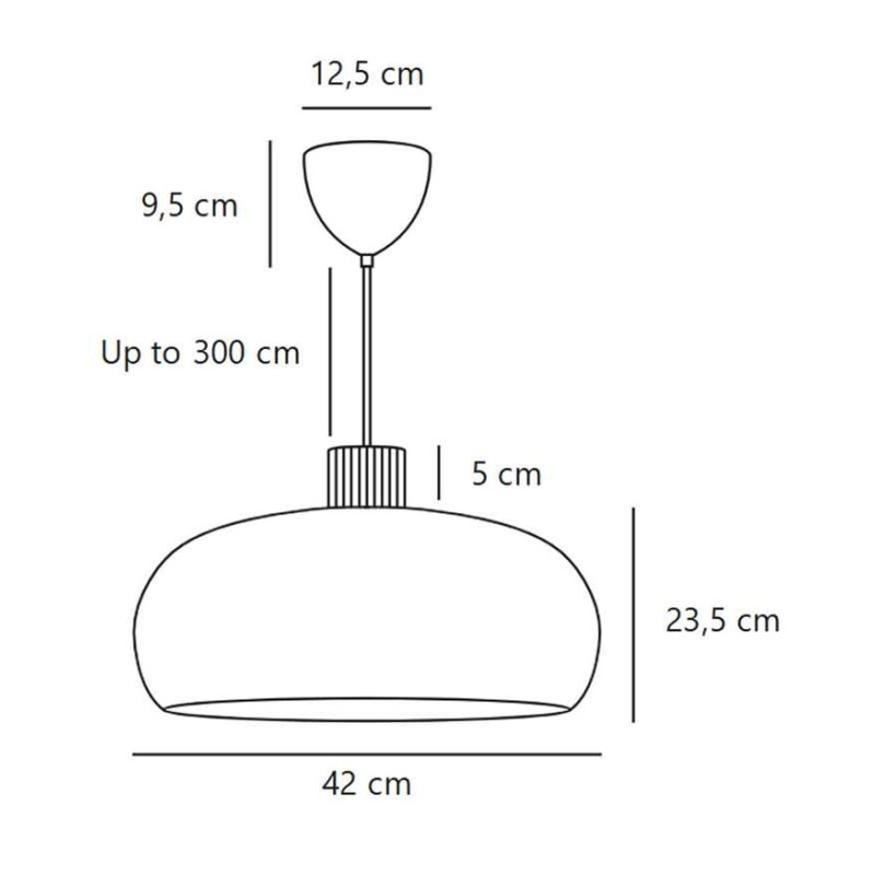 Подвесной светильник, люстра Nordlux 2520103003 Aurelio E27 1x25W IP20 черный