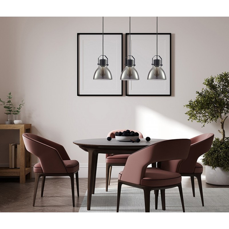 Подвесной светильник Italux PND-22371-3-BK+SG Darlena