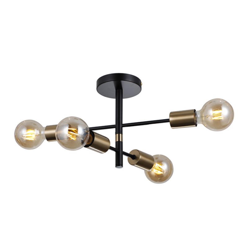Люстра Italux PND-4025-4-BL-HBR Piansi