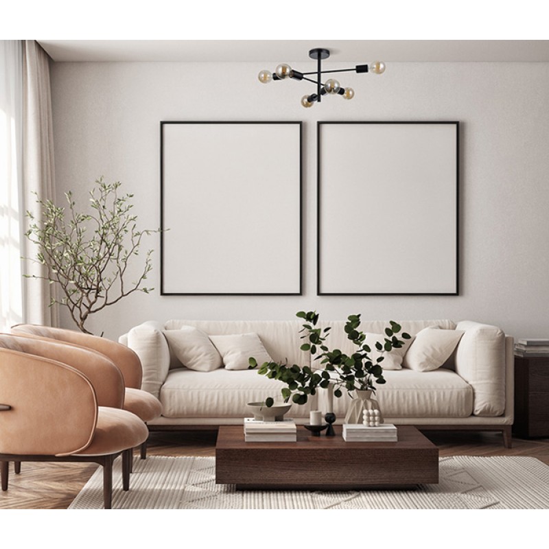Люстра Italux PND-4025-6-BL Piansi