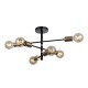 Люстра Italux PND-4025-6-BL-HBR Piansi