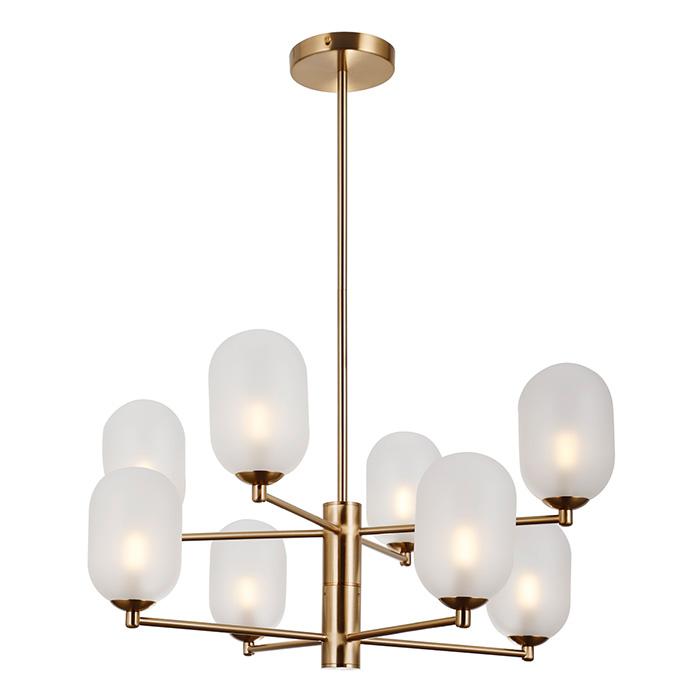 Люстра - Italux PND-4215-8A-HBR-SAT Perano