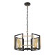 Люстра Italux PND-44003-4-BK-GD Primero
