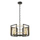Люстра Italux PND-44003-4-BK-GD Primero