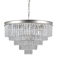 Люстра - Italux PND-44372-11A-SLVR-BRW Verdes