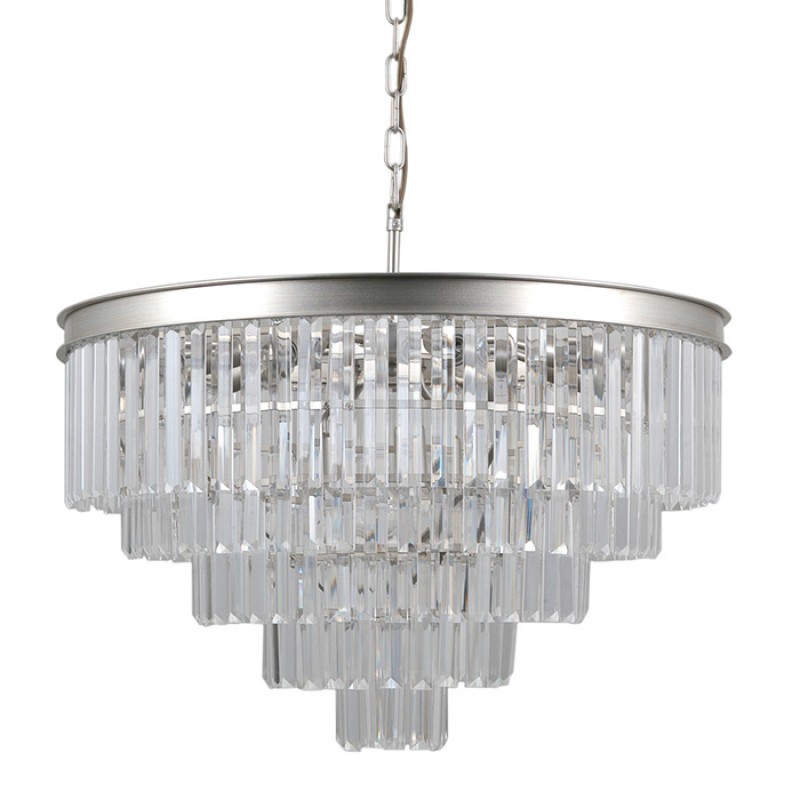 Люстра Italux PND-44372-11A-SLVR-BRW Verdes
