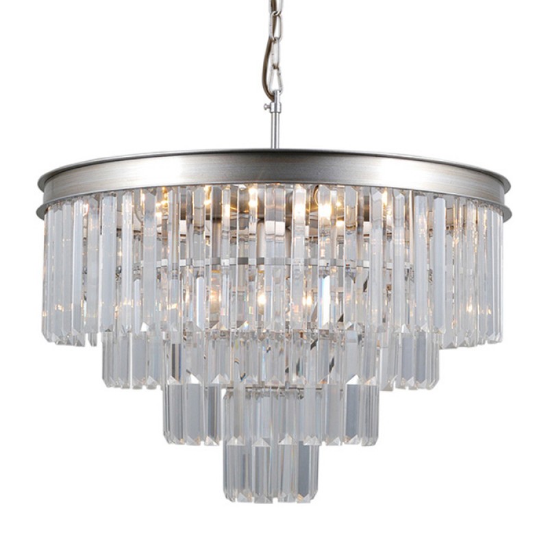 Люстра Italux PND-44372-8A-SLVR-BRW Verdes