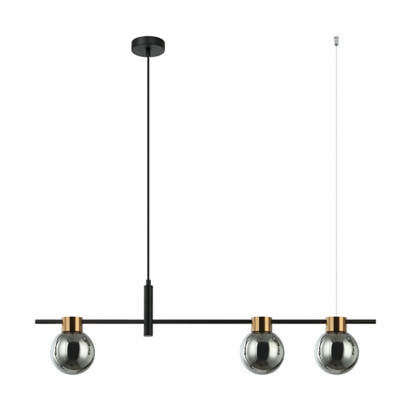 Подвесной светильник Italux PND-5225-3-BK-SG Bletter