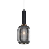 Подвесной светильник Italux PND-5588-1M-BK+SG Antiola