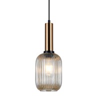 Подвесной светильник Italux PND-5588-1M-BRO+AMB Antiola
