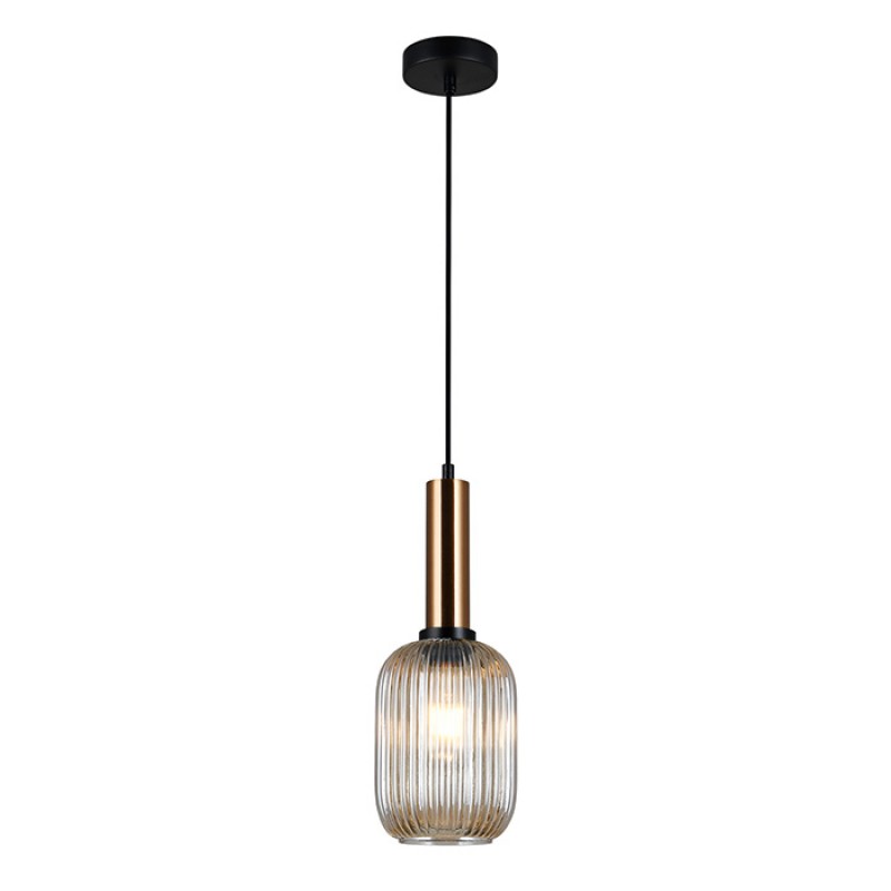 Подвесной светильник Italux PND-5588-1M-BRO+AMB Antiola