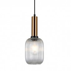 Підвісний світильник Italux PND-5588-1M-BRO+CL Antiola