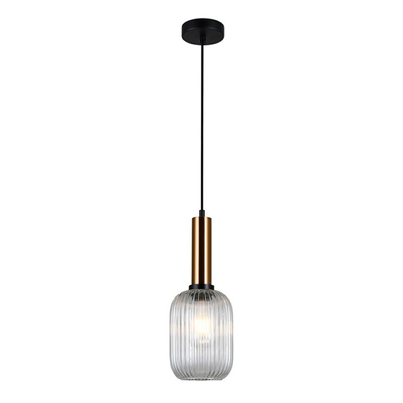 Подвесной светильник Italux PND-5588-1M-BRO+CL Antiola