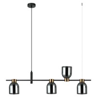 Подвесной светильник Italux PND-66892-4-BK-SG Servio