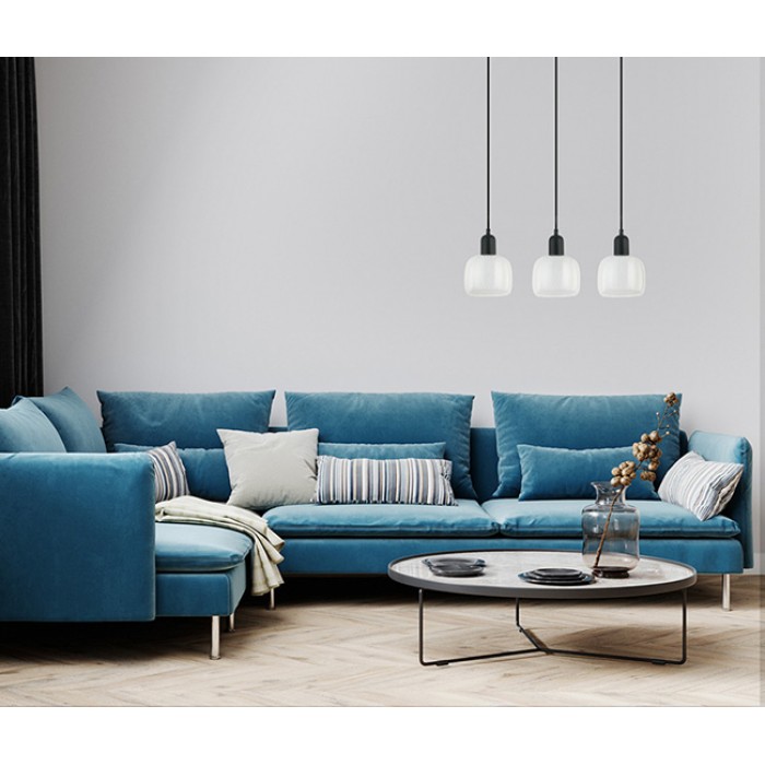 Подвесной светильник Italux PND-67594-3-BK+CL Lamezia