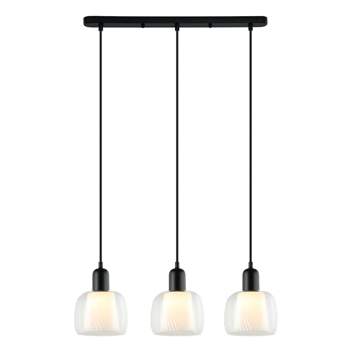 Подвесной светильник Italux PND-67594-3-BK+CL Lamezia