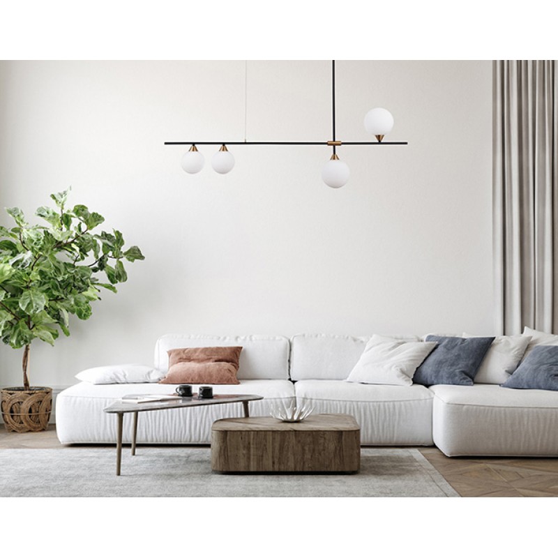 Люстра Italux PND-9152-4-OPAL Belmonte