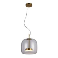Підвісний світильник, люстра Italux PND-17760A-BRSS-CL Caste LED 1x10W 3000K 850Lm IP20 золотий