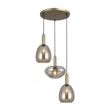 Подвесной светильник, люстра Italux PND-23541-3-GD-CH Gater E27 3x40W IP20 золотой