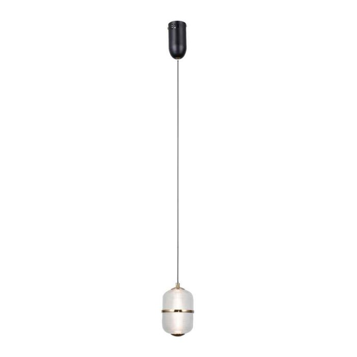 Підвісний світильник Italux PND-34375-1-BK Alani LED 1x6W 3000K 588Lm IP20 чорний