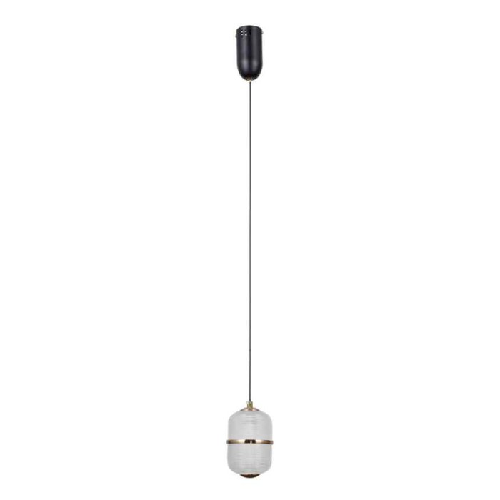 Підвісний світильник Italux PND-34375-1-BK Alani LED 1x6W 3000K 588Lm IP20 чорний
