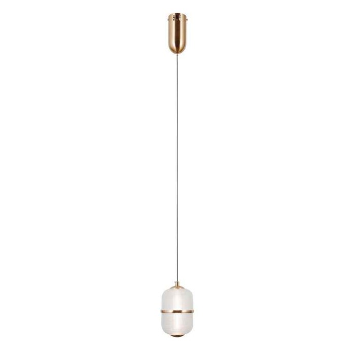 Підвісний світильник, люстра Italux PND-34375-1-HBR Alani LED 1x6W 3000K 588Lm IP20 золотий